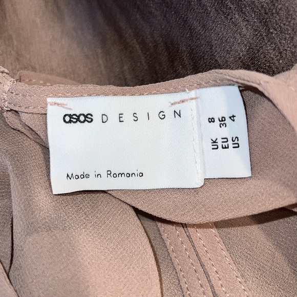 ASOS Asymmetrical long sleeved dress - Picture 3 of 5